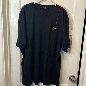 Teddy Fresh 3XL Embroidered Spider T-Shirt